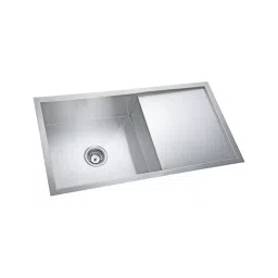 Parryware Esqua 36x19x8 inch Matt Finish Stainless Steel Single Bowl Kitchen Sink, C856599-image-86