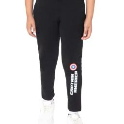 Bodycare Kids Black Graphic Print Trackpants-image-47