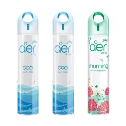 Godrej Aer 2 X Cool Surf Blue, Morning Misty Meadows ( 1 Pc ) Aer Freshner Liquid Spray (Pack of 3)-image-59
