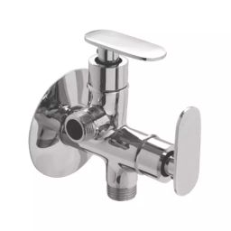 D&B BATHWARE OLIVIA Brass Chrome Finish 2 Way Angle Valve, DB-OLV3110-AV2-17