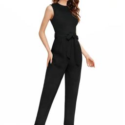 Odette Black Full Length Jumpsuit-image-63