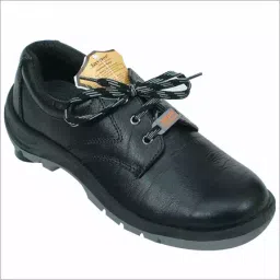 Jaypee Steel Toe Safety Shoes Low Ankle PU black Size UK 7, Elephanta-image-6