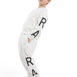 Rare Ones Boys Off White Printed Regular Fit Track Pants-image-45