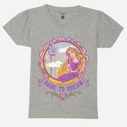 YK Disney Girls Printed Puff Sleeves Pure Cotton T-shirt-image-43