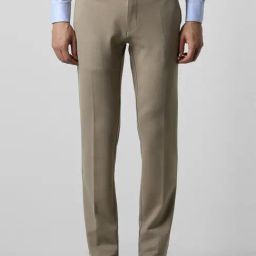 Van Heusen Khaki Slim Fit Trousers-image-82