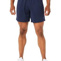 Asics Midnight Grey Regular Fit Sports Shorts-image-91