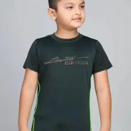 3PIN Boys Green Solid T-Shirts-image-70