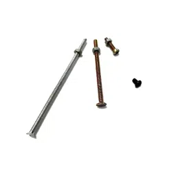 TECHDELIVERS Machine Screw Nut with Bolt Bolt Diameter 3.175 mm Length 50.8mm(2 Inch) (Pack of 10)-picture-18