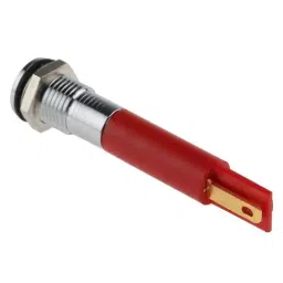 RS PRO Red Panel Mount Indicator 220V AC, Mounting Hole Size 8 mm, IP Rating IP67, Model No 8462901 image 3