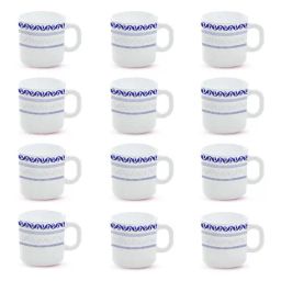 Larah by Borosil White Ceramic Tea & Coffee Mug - Set of 12 180ml-image-96