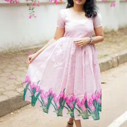 VenderVilla Women Floral Printed Fit & Flare Midi Dress-picture-28