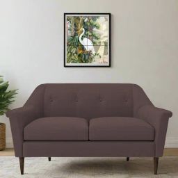 Febonic Night Brown Neem Wood Homer 2 Seater Sofa-image-23