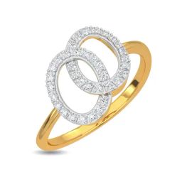 Kisna Diamond & Gold Jewellery Merly 14k (585) Diamond & Gold Ring For Women-picture-14