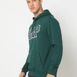 GAP Green Cotton Regular Fit Printed Sweatshirt-image-80