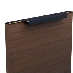 Olive OGL-3216 Matt Black With Gold Line 897 mm Aluminum Handle For MDF, PLY & Chipboard-image-14