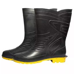 SAFE WORK Fresh Gumboots PVC Material Yellow Sole Size UK 9-image-57