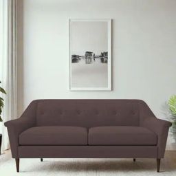 Febonic Night Brown Neem Wood Homer 3 Seater Sofa-image-25