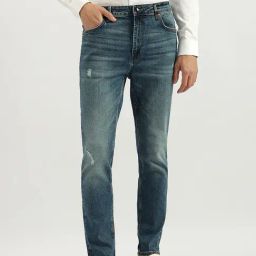 United Colors Of Benetton Blue Low Crotch Fit Jeans-picture-7