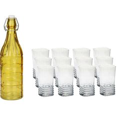 SOMIL Yellow Glass Airtight Can Bottle-image-92