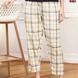 Kryptic Pack Of 2 Pure Cotton Mid-Rise Lounge Pants-image-103