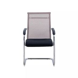 Ib basics Classic Series Ergonomic Visitor Chair with Arms, Black & Beige-image-42