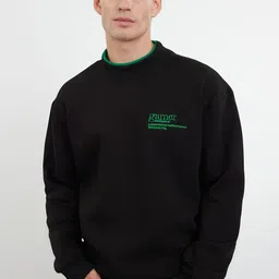 Trendyol Men Round Neck Solid Sweatshirt-image-98