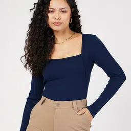 SASSAFRAS Women Square Neck Regular Top-image-28