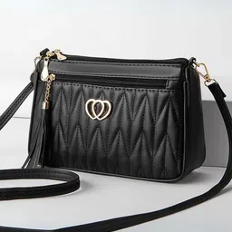 ITALISH Women Embellished Leather Structured Sling Bag-12