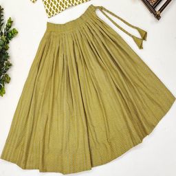 Shoryam Fashion Girls Printed Mukaish Foil Print Lehenga & Blouse-picture-15