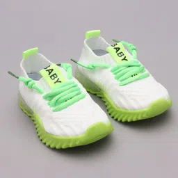 Babyoye Laced Up   Sneaker Shoes- Green-picture-49