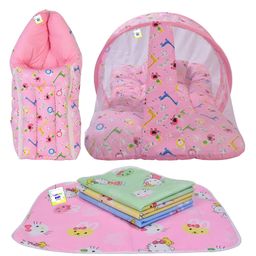 Babytoons Baby Sleeping Products New Born Bedding Set (0-6 Months) Pink-image-49