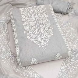KALINI Embroidered Unstitched Dress Material-image-34