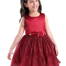 Mark and Mia Girl Sleeveless Round Neck A-Line Dress-image-20