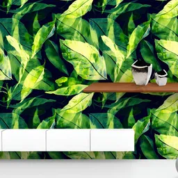 ArtzFolio Printed UV-Resistant Anti-Bacterial Mandarin Tree Leaves Peel & Stick Wallpaper-image-90