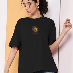 Leotude Women Printed Oversized T-shirt-picture-14