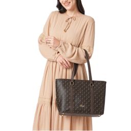 Lavie Womens Brown Mono Ll Meryl Tote Bag (L)-picture-21