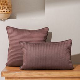 India Circus by Krsnaa Mehta Burgundy Striped Square Cushion Covers-picture-11