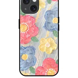 QRIOH Floral Printed iPhone 15 Back Case Mobile Accessories-picture-48