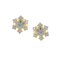 VALANOVA 14K Yellow Gold 0.22 Ct Lab Grown Diamond Earring-image-8