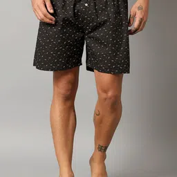 AUXAMIS Men Printed Regular Fit Shorts-picture-38
