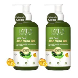 Lotus Botanicals Set Of 2 Pure Aloe Vera Gel With Vitamin E - 200 ml Each-14
