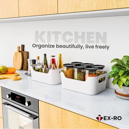 TEX-RO White Multi-Utility Organisers-23