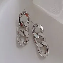 V FASHION JEWELLERY Gold-Plated Contemporary Drop Earrings-53
