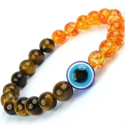 Divine souvenirs Unisex Artificial Beaded Elasticated Bracelet-16