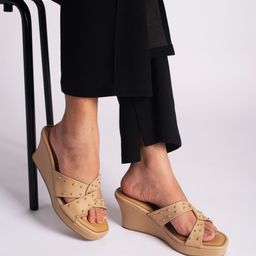 CAI Wrapped in Rivet Wedges image 1