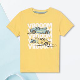 max Boys Typography Printed Applique T-shirt-image-95