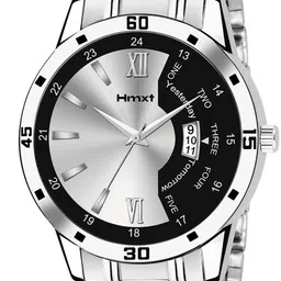 HMXT Men Printed Dial & Stainless Steel Straps Analogue Watch HMXT-1 image 2