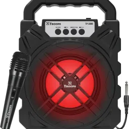 TP TROOPS Kids & Adult with Disco Ball & Wired Microphone for Party/Birthday/Festivals 5 W Home Audio Speaker-picture-21