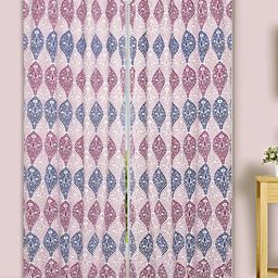 Dekor World Multicoloured Set of 2 Door Curtain-9