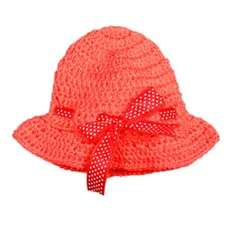 Knits & Knots Satin Ribbon Cap - Peach-picture-10